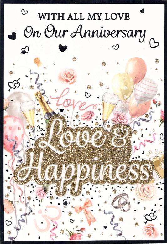 This On Our Anniversary - Anniversary Card - Multibuy - Free Postage (Copy) is a Greeting Card priced at £ 1.80 from Made To Be Treasured range. Produced by Made To Be Treasured for excellent quality