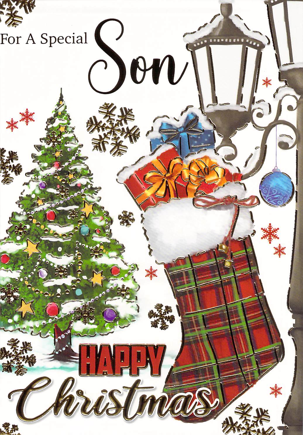 This Son - Christmas Card - Multi Buy - Free Postage is a Christmas Card priced at £ 1.80 from Made To Be Treasured range. Produced by Made To Be Treasured for excellent quality