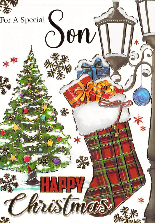This Son - Christmas Card - Multi Buy - Free Postage is a Christmas Card priced at £ 1.80 from Made To Be Treasured range. Produced by Made To Be Treasured for excellent quality