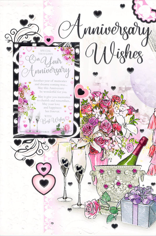 This Anniversary - On Your Anniversary Card - Multibuy - Free Postage is a Other priced at £ 1.80 from Made To Be Treasured range. Produced by Made To Be Treasured for excellent quality