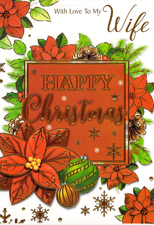 This Wife - Christmas Card - Multi Buy - Free Postage is a Christmas Card priced at £ 1.80 from Made To Be Treasured range. Produced by ?Sensations / Xpress Yourself for excellent quality