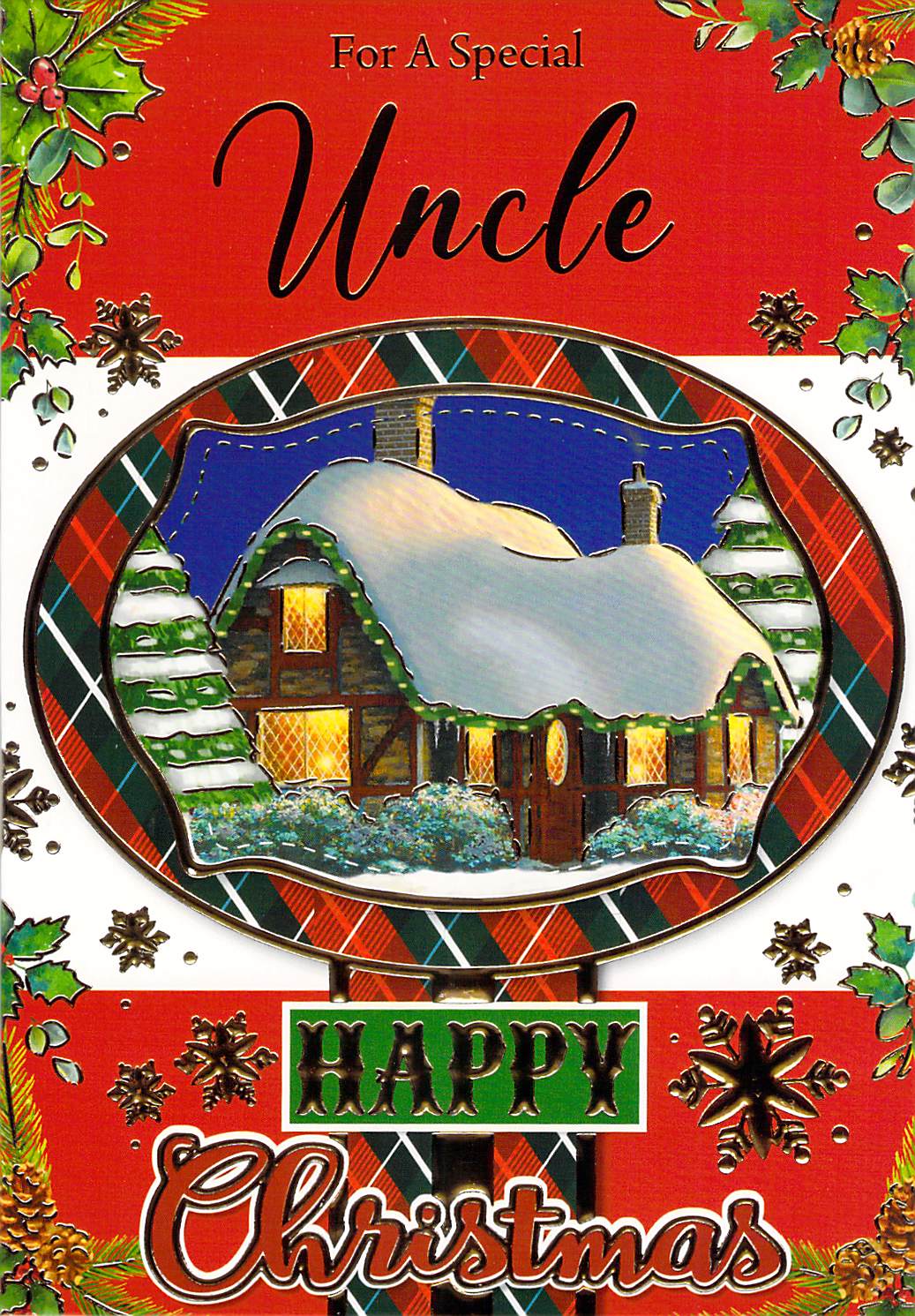 This Uncle - Christmas Card - Multi Buy - Free Postage is a Christmas Card priced at £ 2.29 from Made To Be Treasured range. Produced by Made To Be Treasured for excellent quality