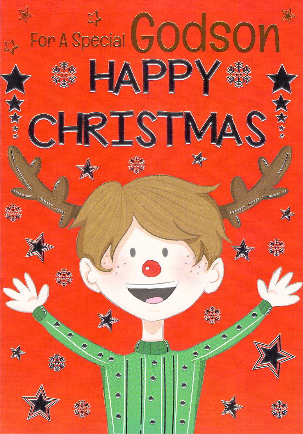 This Godson - Christmas Card - Multi Buy - Free Postage is a Christmas Card priced at £ 1.80 from Made To Be Treasured range. Produced by ?Sensations / Xpress Yourself for excellent quality