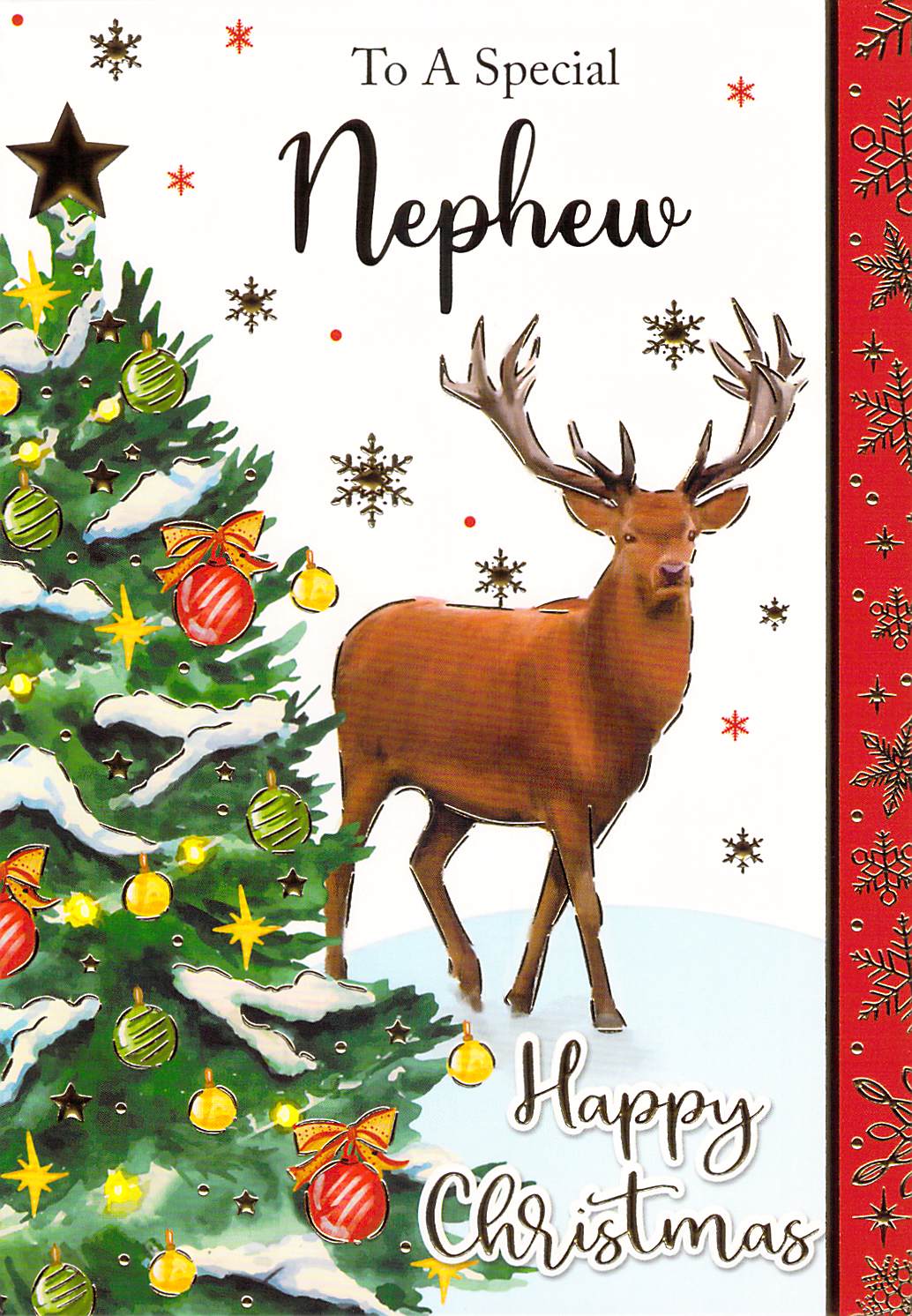 This Nephew - Christmas Card - Multi Buy - Free Postage is a Christmas Card priced at £ 1.80 from Made To Be Treasured range. Produced by ?Sensations / Xpress Yourself for excellent quality