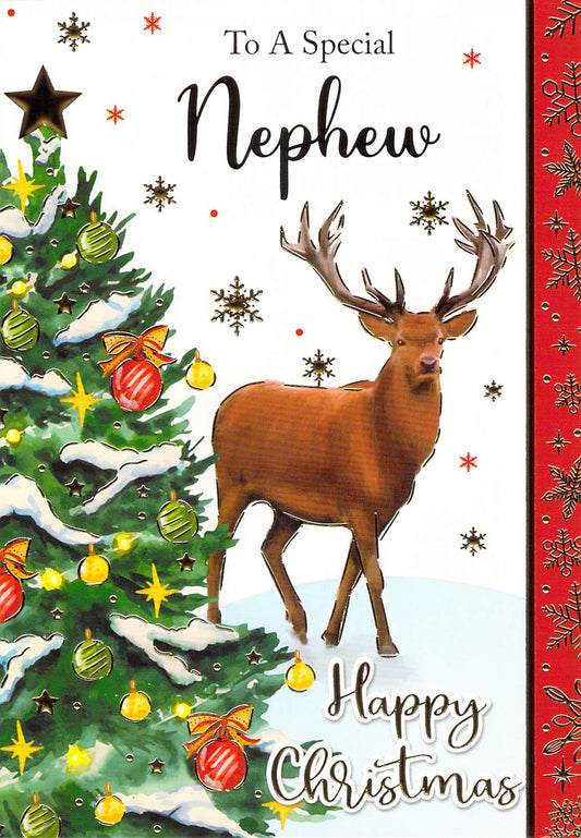 This Nephew - Christmas Card - Multi Buy - Free Postage is a Christmas Card priced at £ 1.80 from Made To Be Treasured range. Produced by ?Sensations / Xpress Yourself for excellent quality