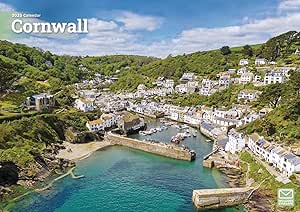 Cornwall A4 Calendar 2025 - Regional - Month To View