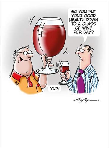 This The Wine Buffs Collection - Glass A Day is a Greeting Card priced at £ 2.75 from Made To Be Treasured range. Produced by otter house for excellent quality