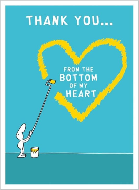 This Abacus Cards Thank You Card - Harold's Planet From the Bottom of my Heart - Eco-Friendly and Recyclable is a Other priced at £ 3.10 from Made To Be Treasured range. Produced by Abacus for excellent quality