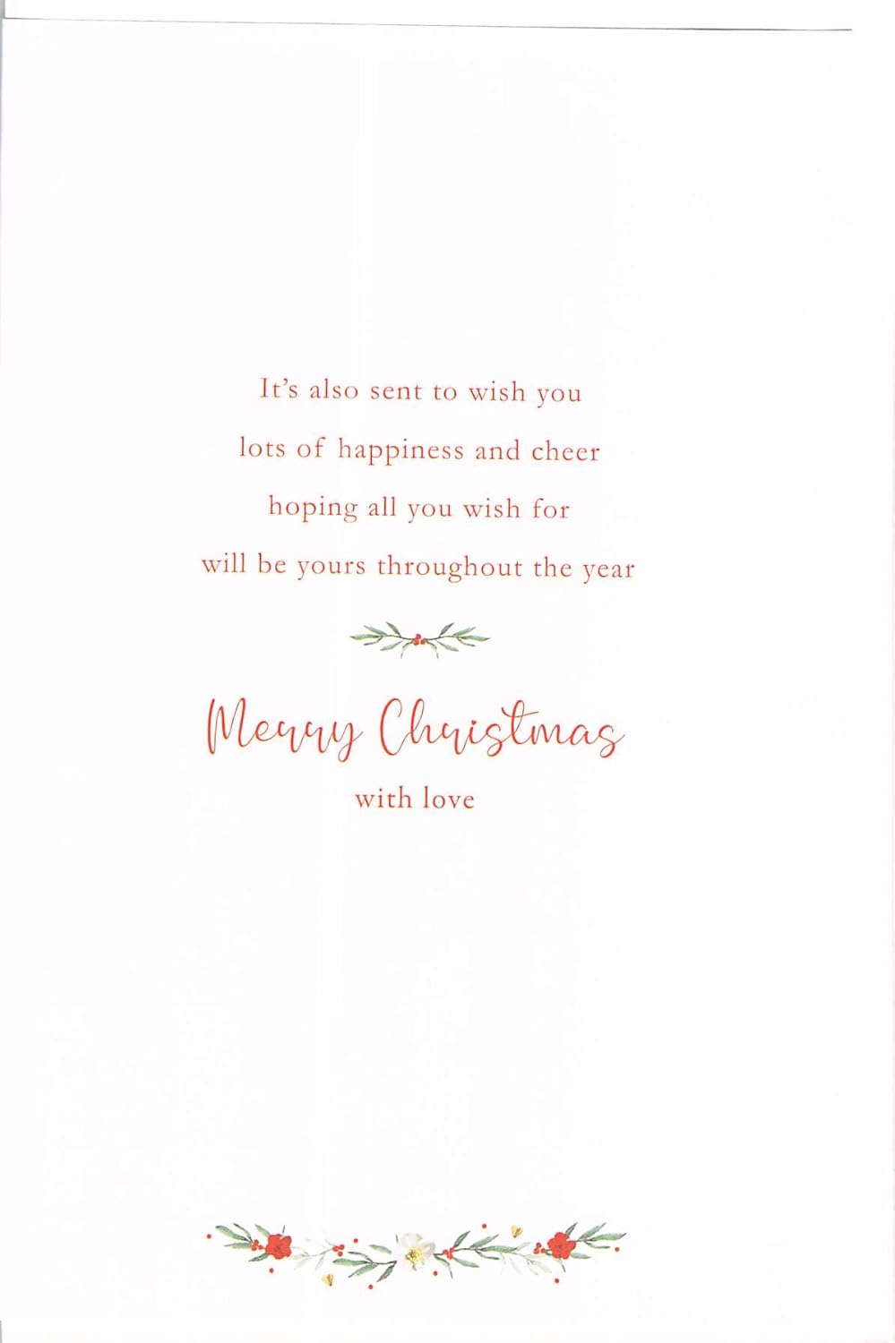 Mum & Dad Christmas Card – Red Birdhouse with Robins Greeting Card Nigel Quinney Made To Be Treasured