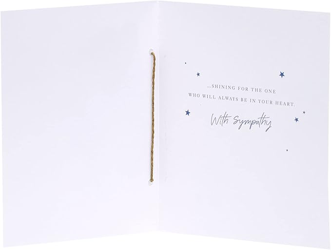 Sympathy Card for Him -Her - Friend - Star Design