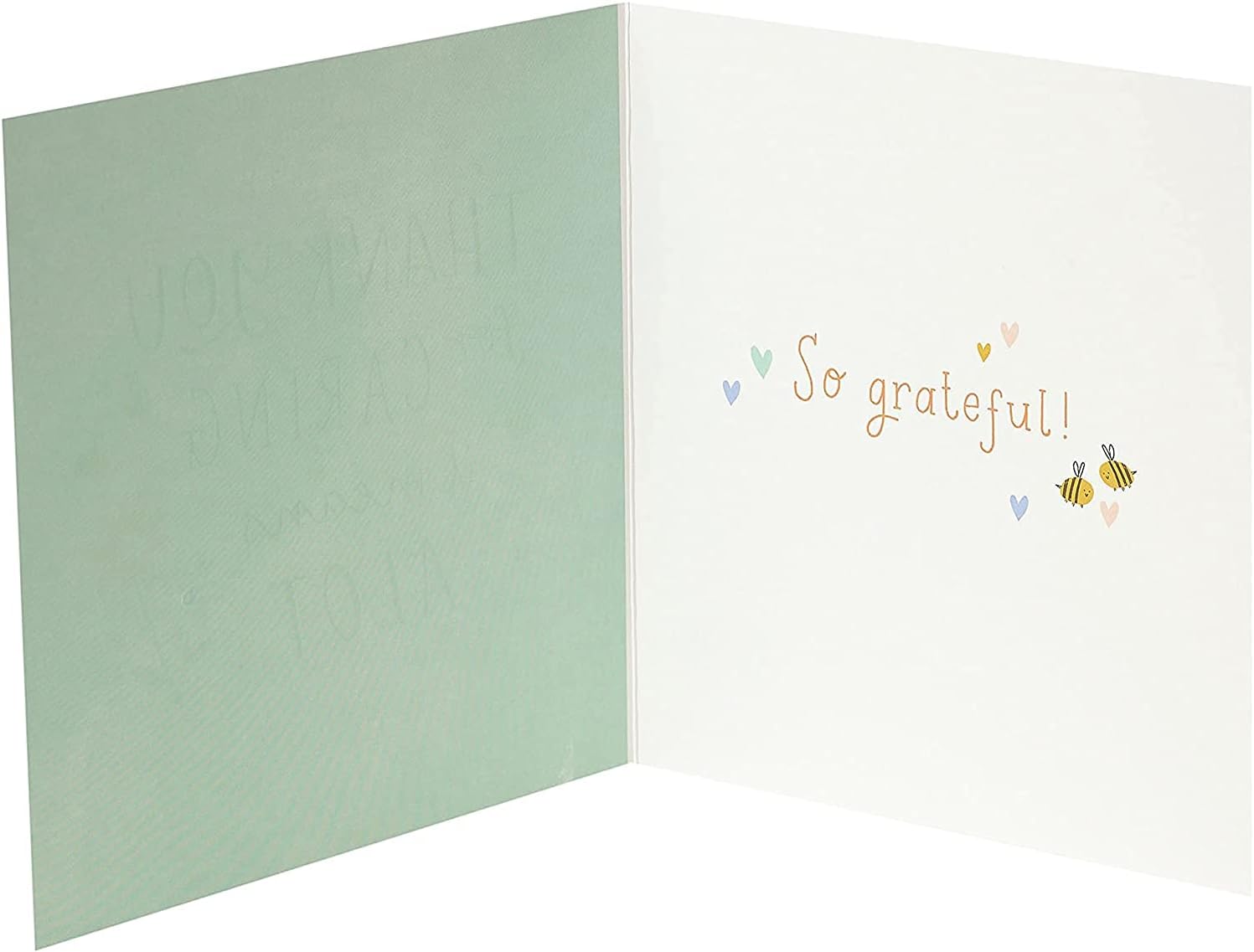 Thank You Card – Caring Message with Bees & Flowers | UK Greetings UKG Made To Be Treasured
