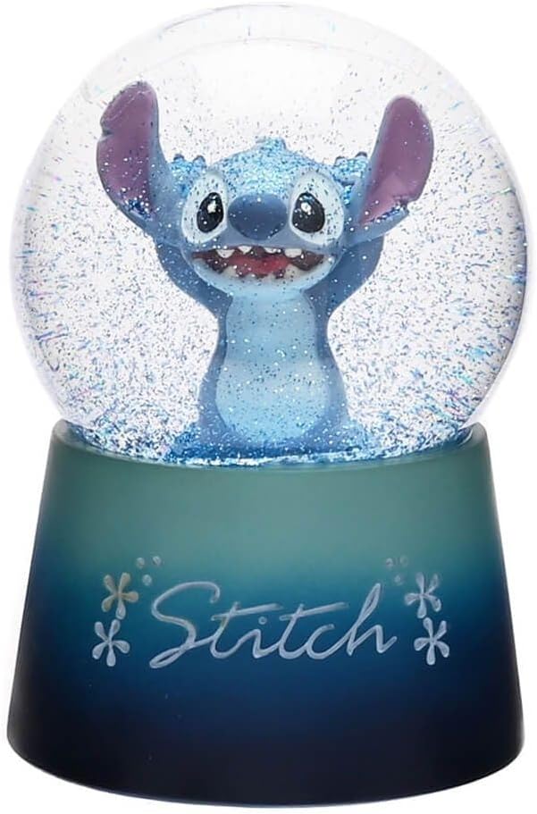 Disney Icon Lillo and Stitch Waterfall Snow Globe - Gift Box