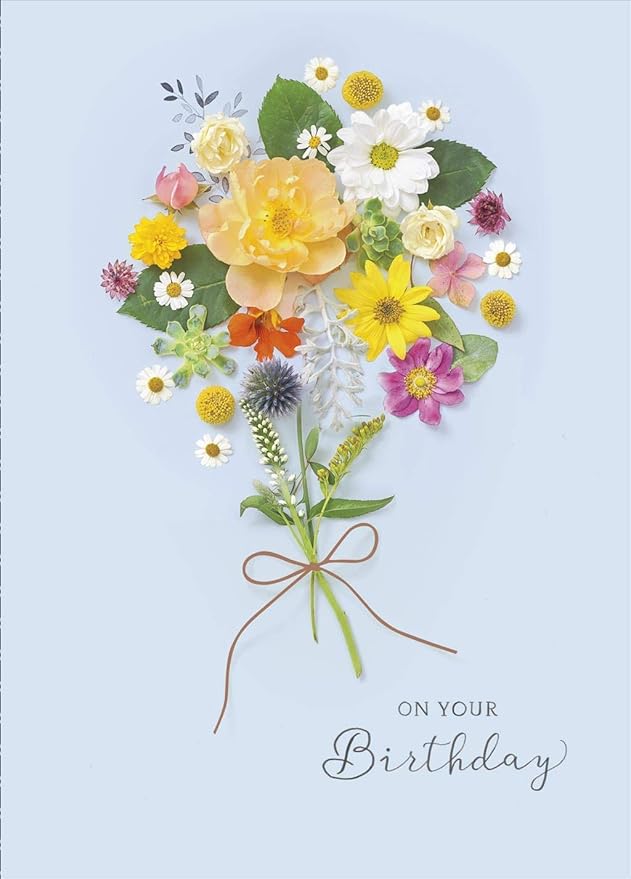 This On Your Birthday Floral Birthday Greeting Card Into The Meadow Range Cards is a Birthday Card priced at £ 2.26 from Made To Be Treasured range. Produced by UKG for excellent quality