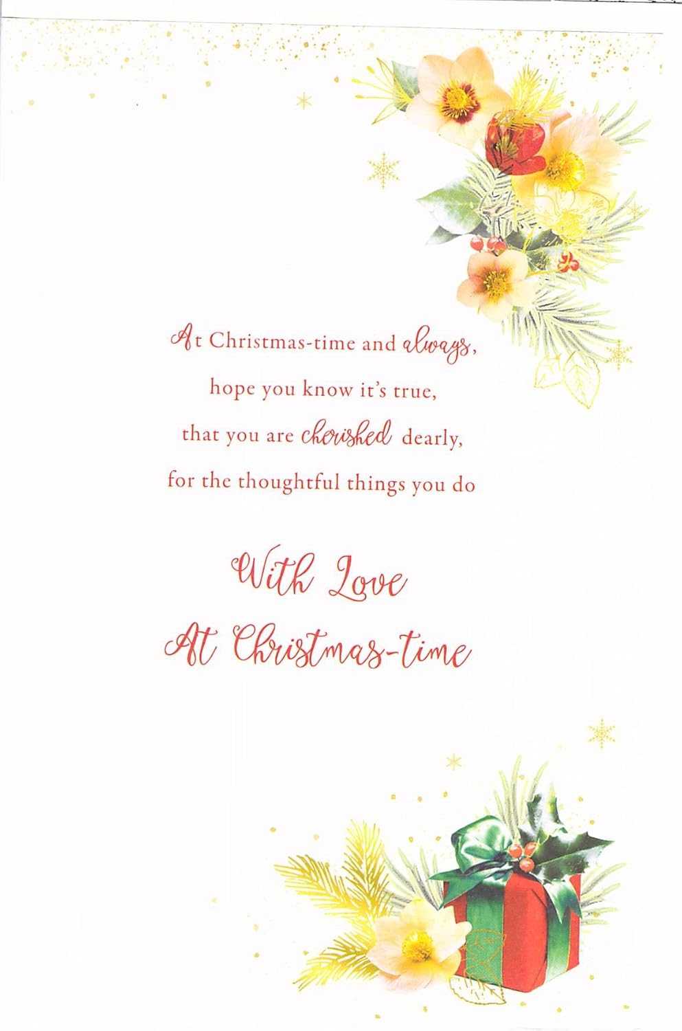 To a Special Mum with Love at Christmas – Robin & Floral Wreath Card Greeting Card Nigel Quinney Made To Be Treasured