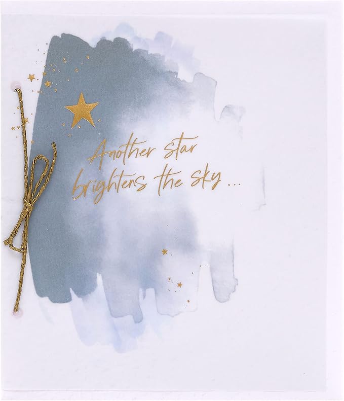 Sympathy Card for Him -Her - Friend - Star Design