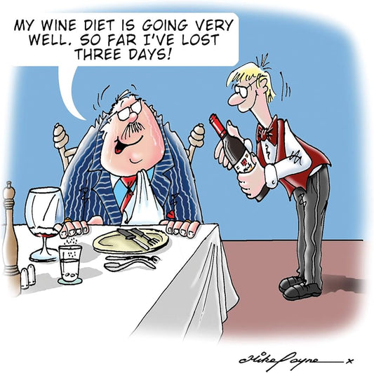 This The Wine Buffs Card Collection - Wine Diet is a Greeting Card priced at £ 2.75 from Made To Be Treasured range. Produced by otter house for excellent quality