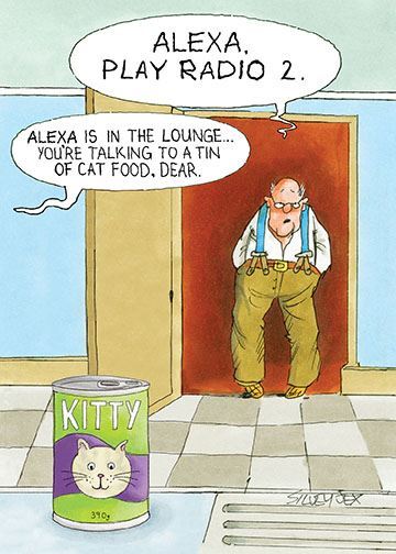 This Paperlink Alexa Humour Card, 13x19cm, Blank Inside for Any Occasion is a Greeting Card priced at £ 2.99 from Made To Be Treasured range. Produced by Paperlink for excellent quality