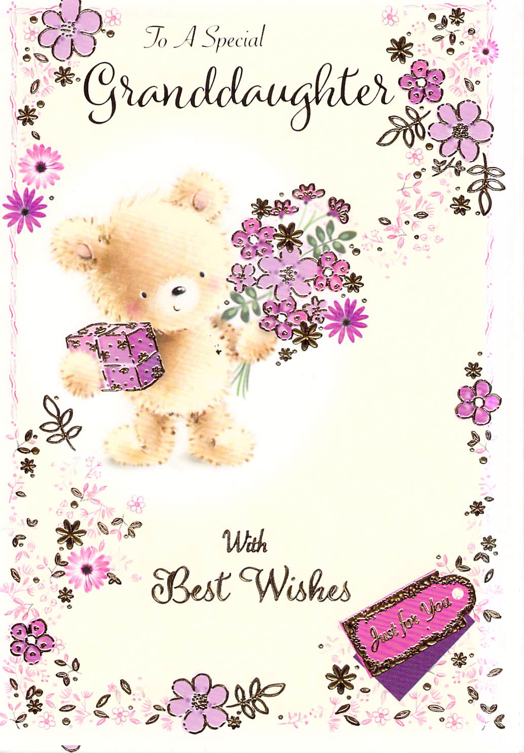 This Granddaughter Birthday - Greeting Card - Multi Buy is a Birthday Card priced at £ 1.75 from Made To Be Treasured range. Produced by Silverline for excellent quality