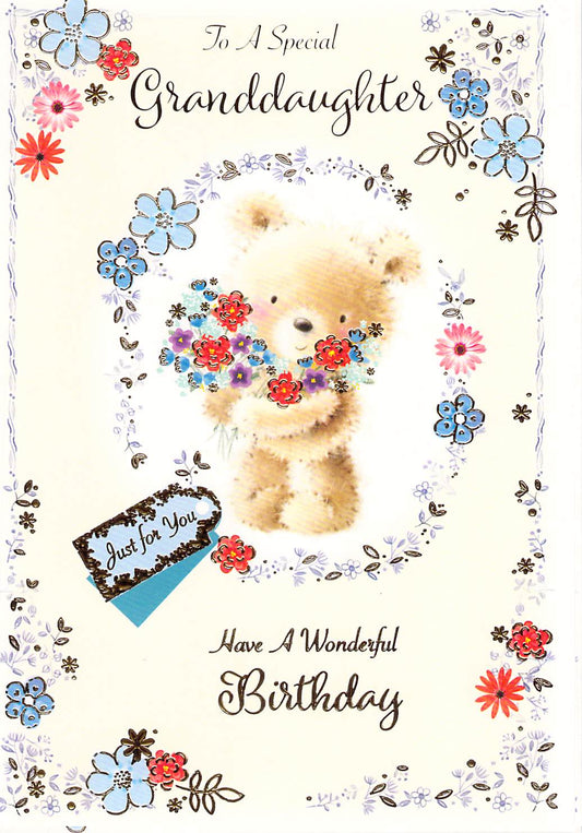 This Granddaughter Birthday - Greeting Card - Multi Buy is a Birthday Card priced at £ 1.75 from Made To Be Treasured range. Produced by Silverline for excellent quality