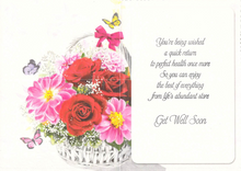 Load image into Gallery viewer, GREETING CARD - GET WELL- FREE POSTAGE H2-5
