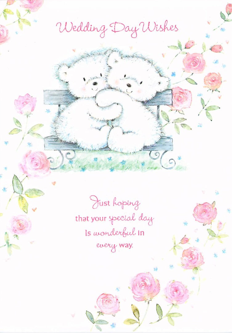 This GREETING CARD - WEDDING DAY - FREE POSTAGE H2-13 is a Greeting Card priced at £ 1.65 from Made To Be Treasured range. Produced by Poppy Hill for excellent quality