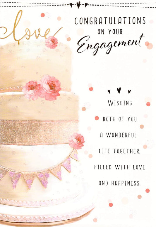 This Greeting Card - Engagement - Free Postage is a Greeting Card priced at £ 1.79 from Made To Be Treasured range. Produced by Poppy Hill for excellent quality
