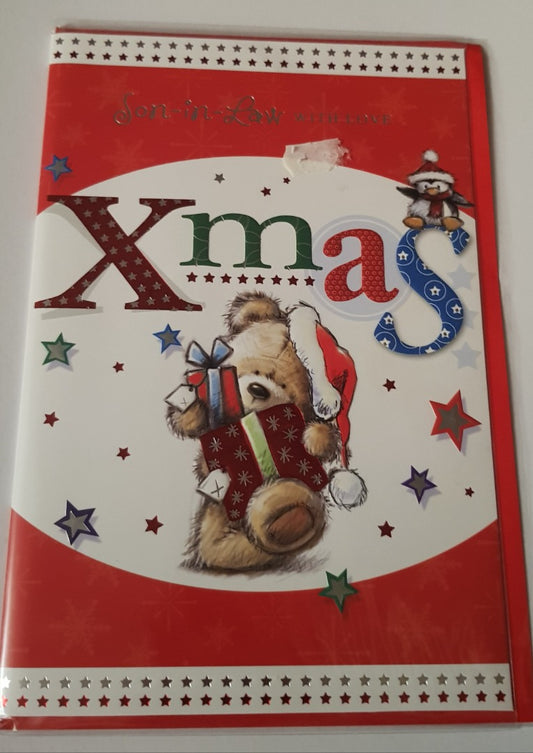 This Christmas - Greeting Card - Son In Law - C4-1 is a Greeting Card priced at £ 1.65 from Made To Be Treasured range. Produced by Unknown for excellent quality