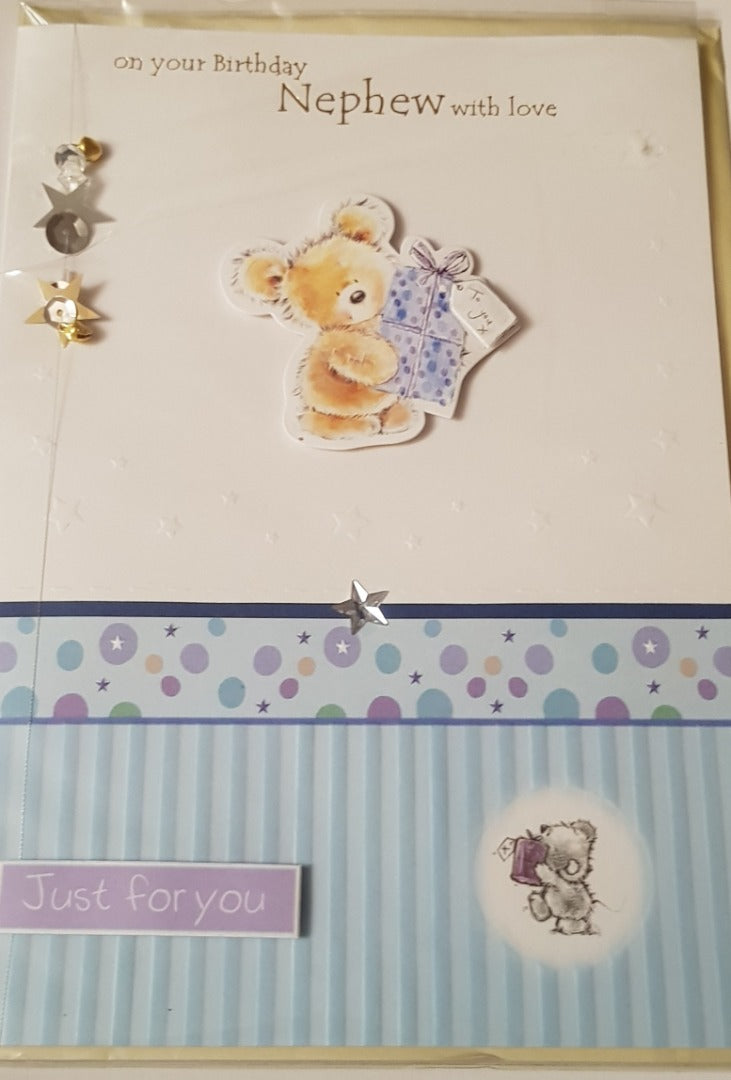 This Greeting Card - Nephew Birthday - C4-7 is a Greeting Card priced at £ 2.35 from Made To Be Treasured range. Produced by Unknown for excellent quality