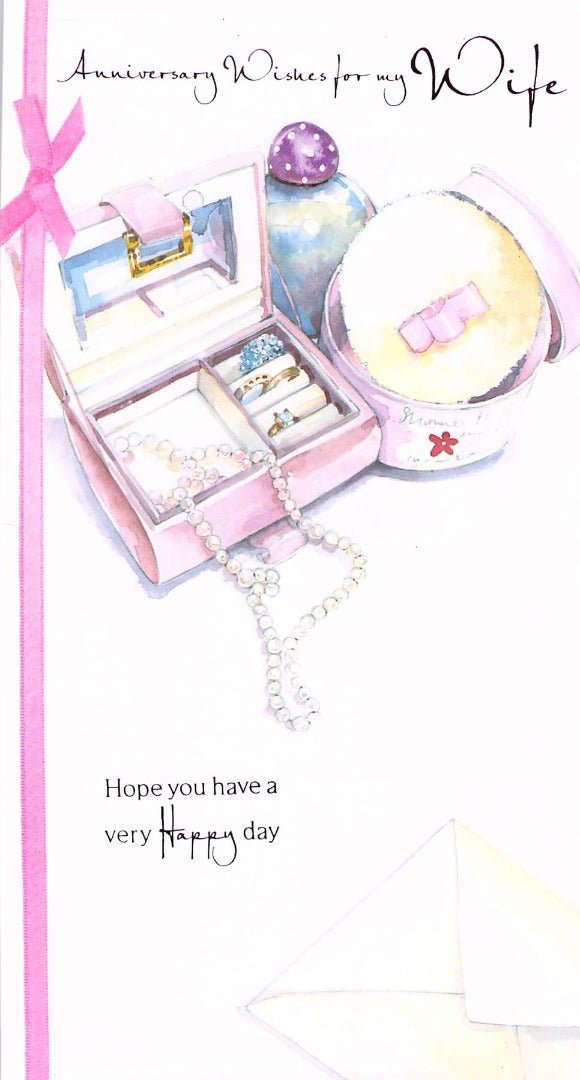 Anniversary (Wife) - Greeting Card - Multi Buy - Free P&P
