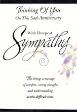 Load image into Gallery viewer, Sympathy Anniversary - Greeting Card - Multi Buy - Free P&amp;P
