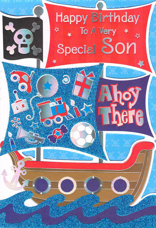 This Son Birthday - Greeting Card - Multi Buy - Free P&P is a Greeting Card priced at £ 2.05 from Made To Be Treasured range. Produced by Generic for excellent quality