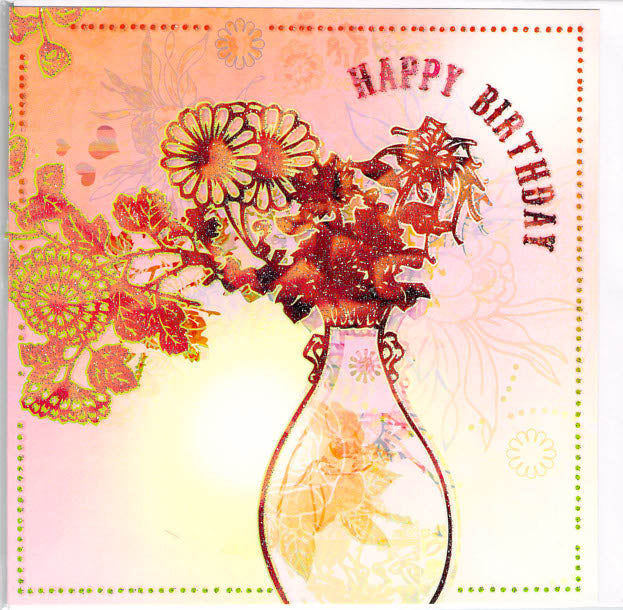 This Wonderful Colourful Glitter Coated Flowers Blank Happy Birthday Greeting Card is a Greeting Card priced at £ 1.56 from Made To Be Treasured range. Produced by Twice As Nice for excellent quality
