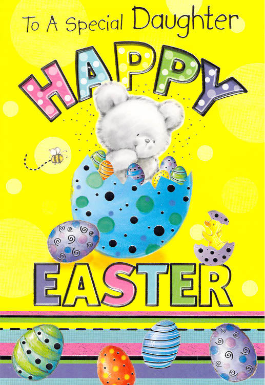 This Greeting Card - Daughter - Easter - Free postage is a Greeting Card priced at £ 1.79 from Made To Be Treasured range. Produced by Generic for excellent quality