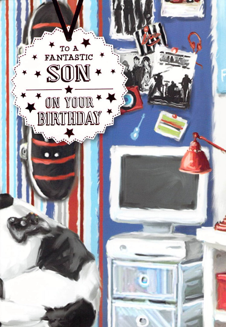 Greeting Card - Son - Birthday - Free Postage