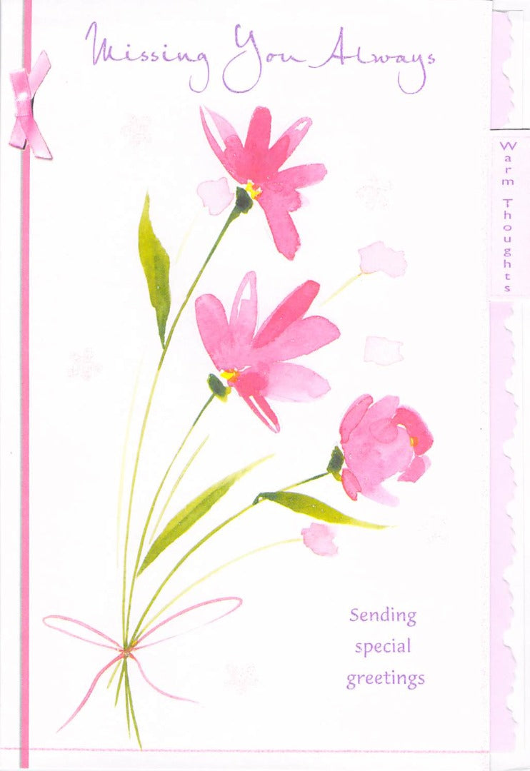 Missing You - Greeting Card - Multi Buy - Free P&P