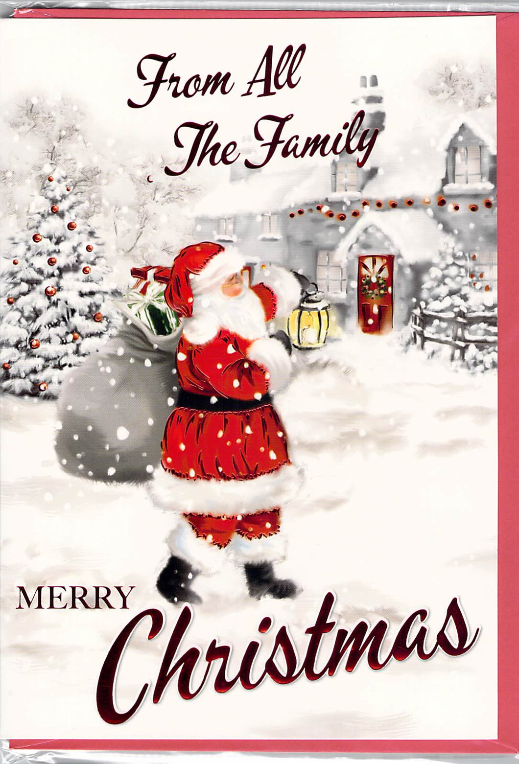 Christmas - From All The Family - Greeting Card