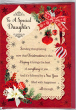Load image into Gallery viewer, Christmas - Daughter - Greeting Card
