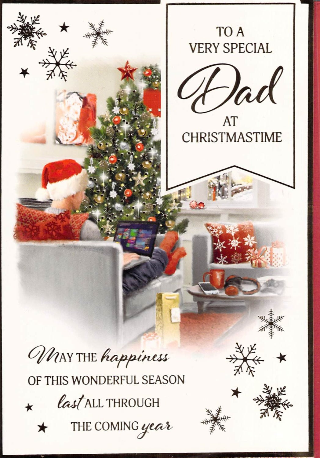 Christmas - Dad - Greeting Card - Multi Buy Discount - Free P&P