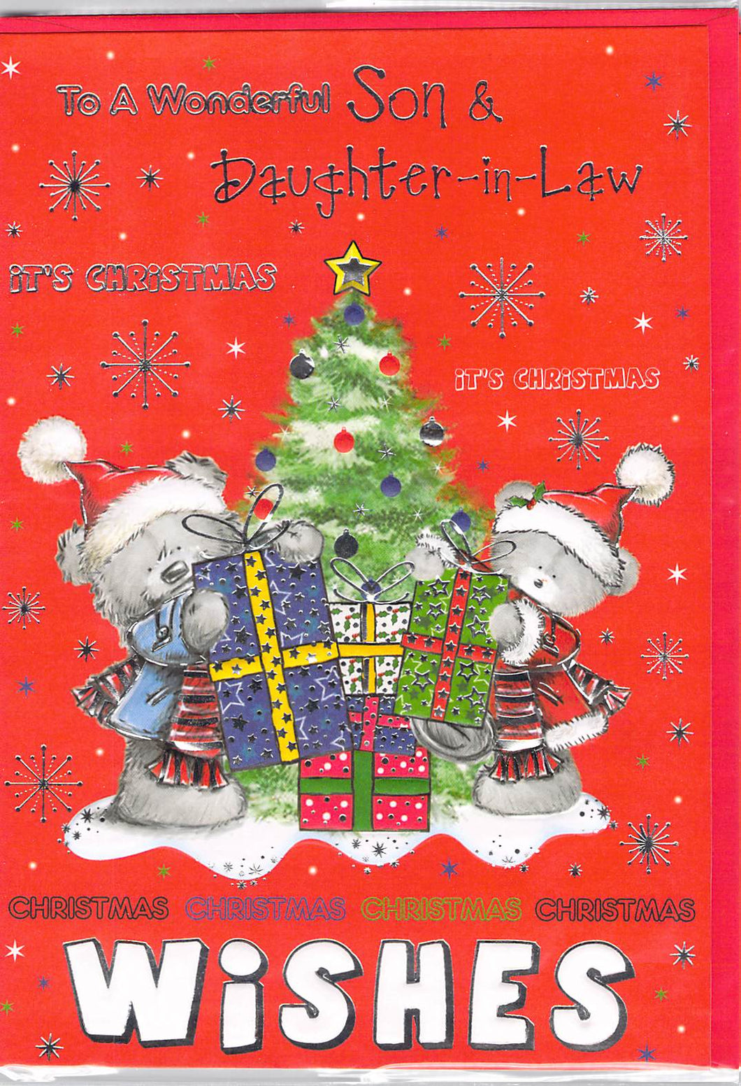 Christmas - Son & Daughter In Law - Greeting Card - Multi Buy Discount
