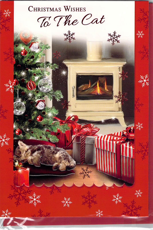 This Christmas - To The Cat - Greeting Card - Multi Buy Discount - Free P&P is a Christmas Card priced at £ 1.79 from Made To Be Treasured range. Produced by Generic for excellent quality