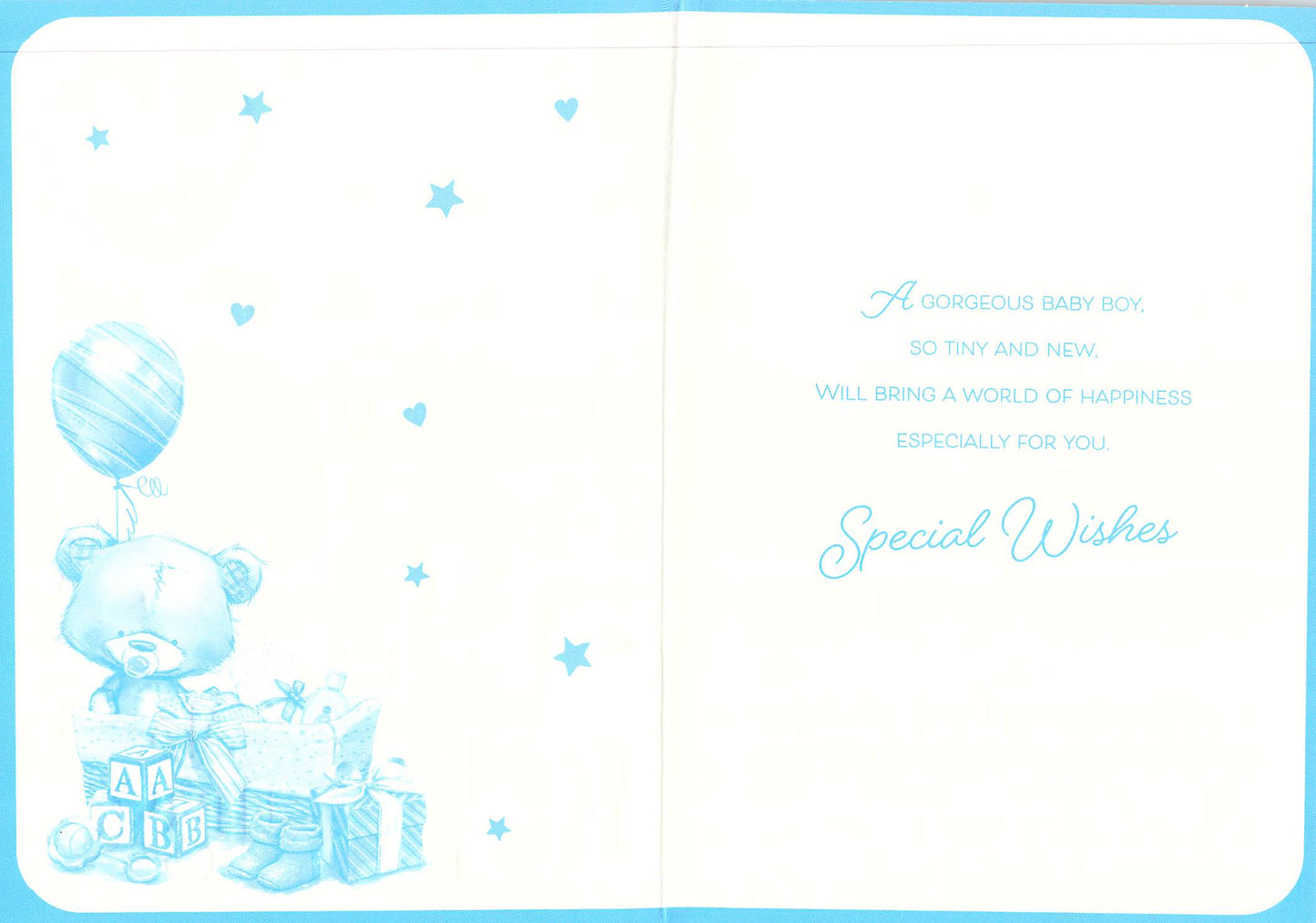 Birth (Boy) - Greeting Card - Multi Buy Discount - Free P&P