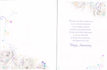 Load image into Gallery viewer, Anniversary (Silver) - Greeting Card -Multi Buy Discount - Free P&amp;P
