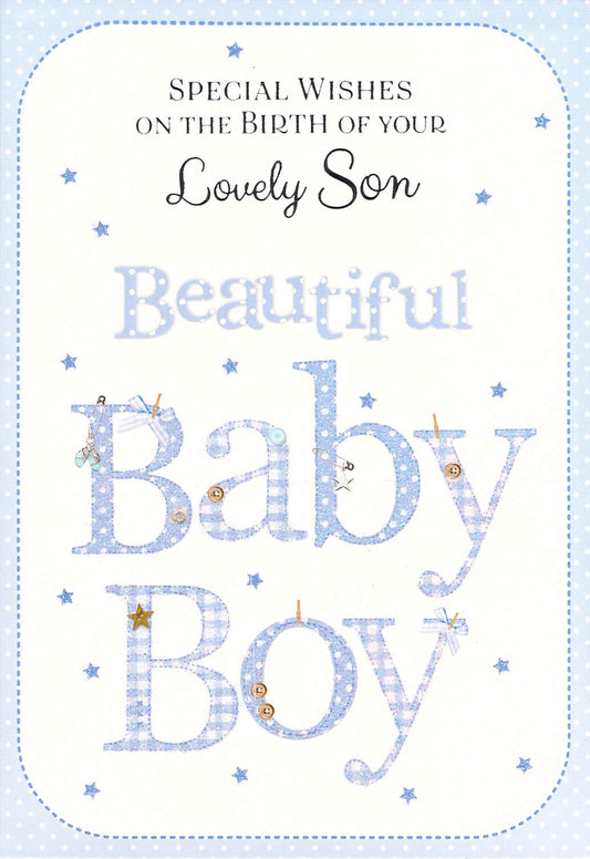 This Birth (Son) - Greeting Card -Multi Buy Discount - Free P&P is a Greeting Card priced at £ 1.99 from Made To Be Treasured range. Produced by Generic for excellent quality