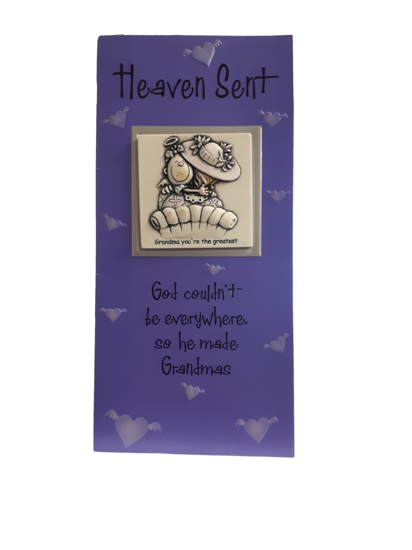 Birthday - Grandmas - Purple - Free Magnet - Greeting Card