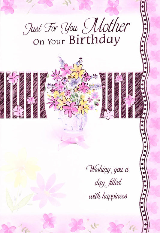 This Birthday - Mother - Flowers - Greeting Card is a Greeting Card priced at £ 1.69 from Made To Be Treasured range. Produced by n/a for excellent quality