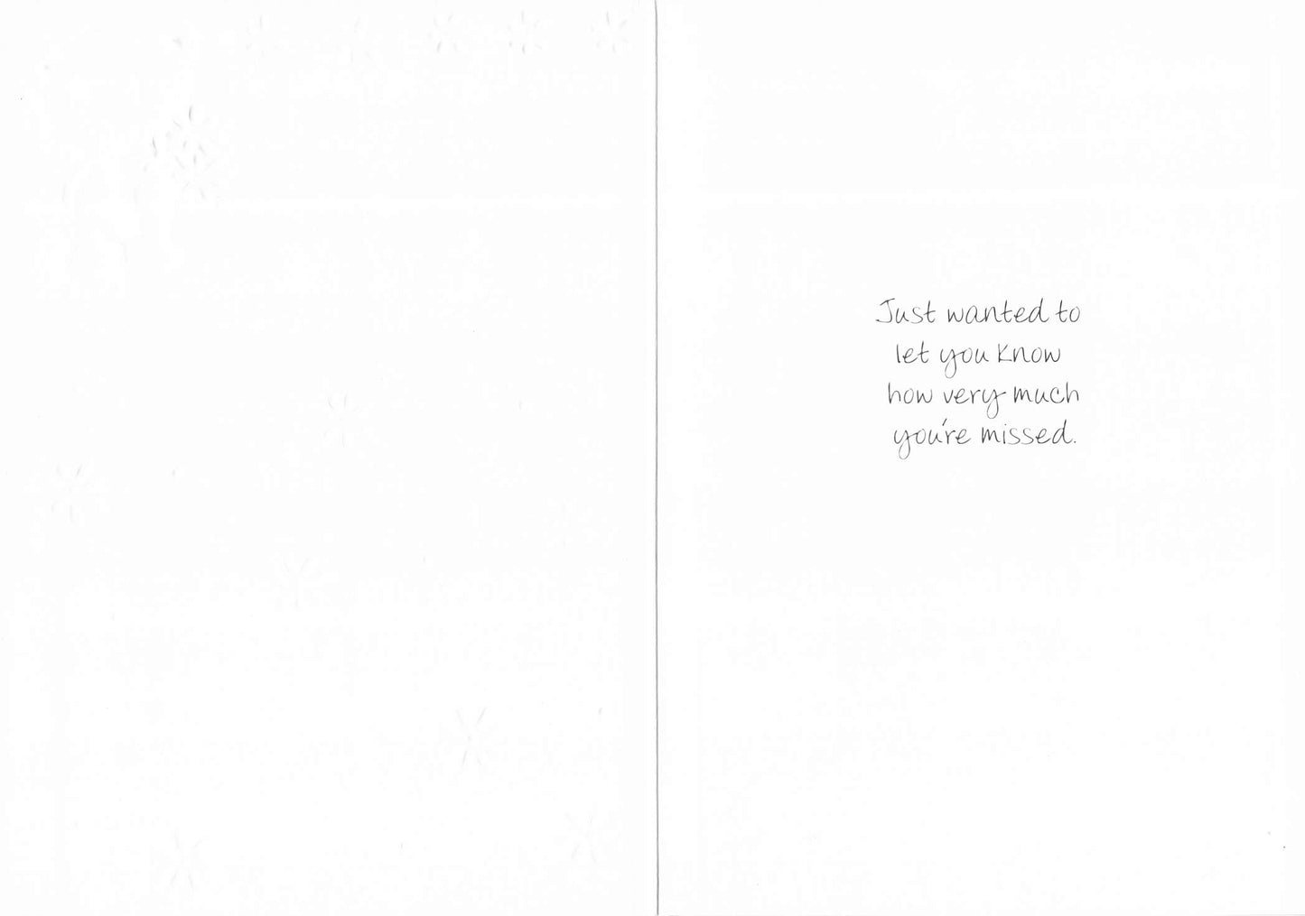 Miss You - Greeting Card - Multi Buy Discount