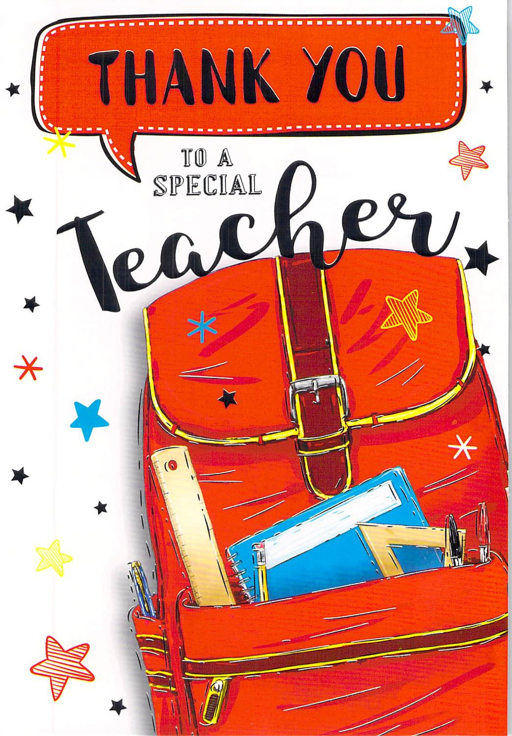 Thank You To A Special Teacher - Greeting Card - Free Postage