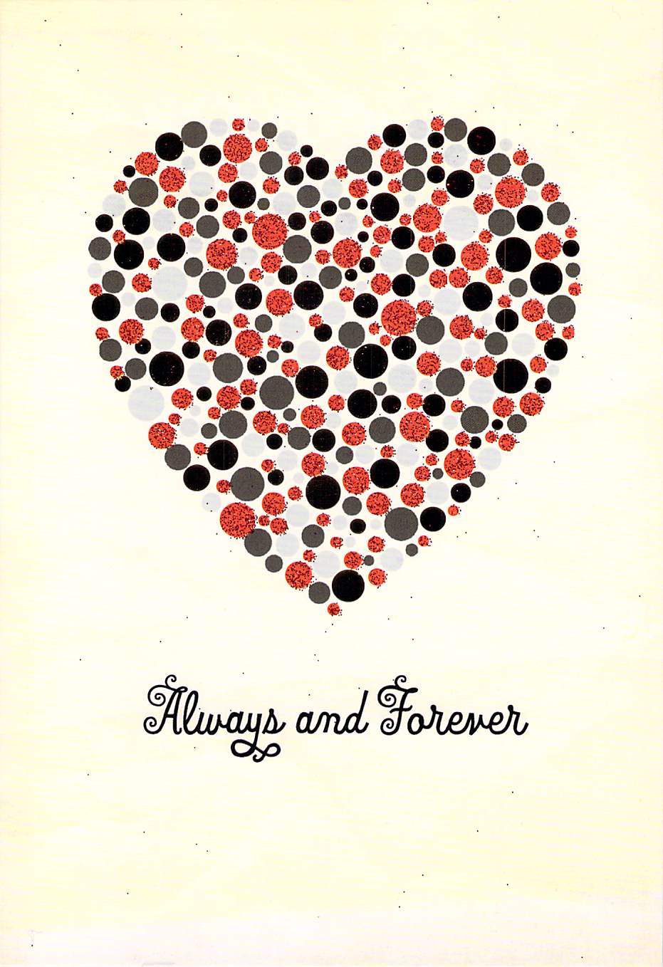 This Anniversary- Always & Forever - Glitter Heart - Greeting Card is a Greeting Card priced at £ 1.79 from Made To Be Treasured range. Produced by Hallmark for excellent quality