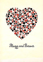 Load image into Gallery viewer, Anniversary- Always &amp; Forever - Glitter Heart  -  Greeting Card
