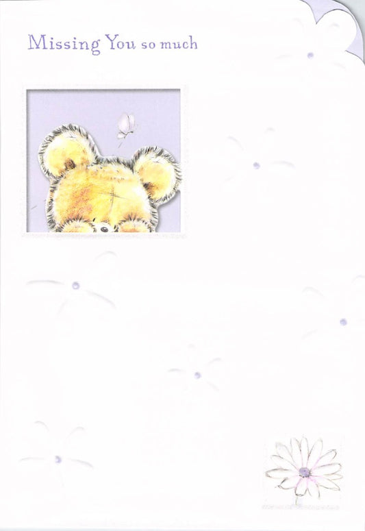 This Missing You - Greeting Card - Multi Buy - Free P&P is a Greeting Card priced at £ 1.99 from Made To Be Treasured range. Produced by Poppy Hill for excellent quality